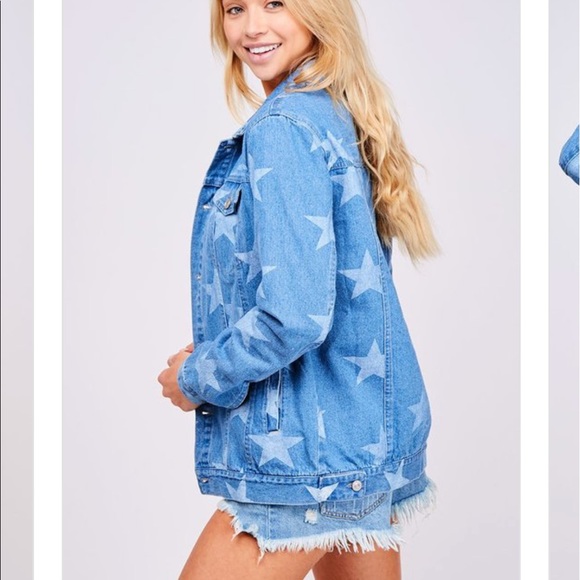 🌟🌟Last One🌟🌟Star Denim Jacket - Picture 4 of 8